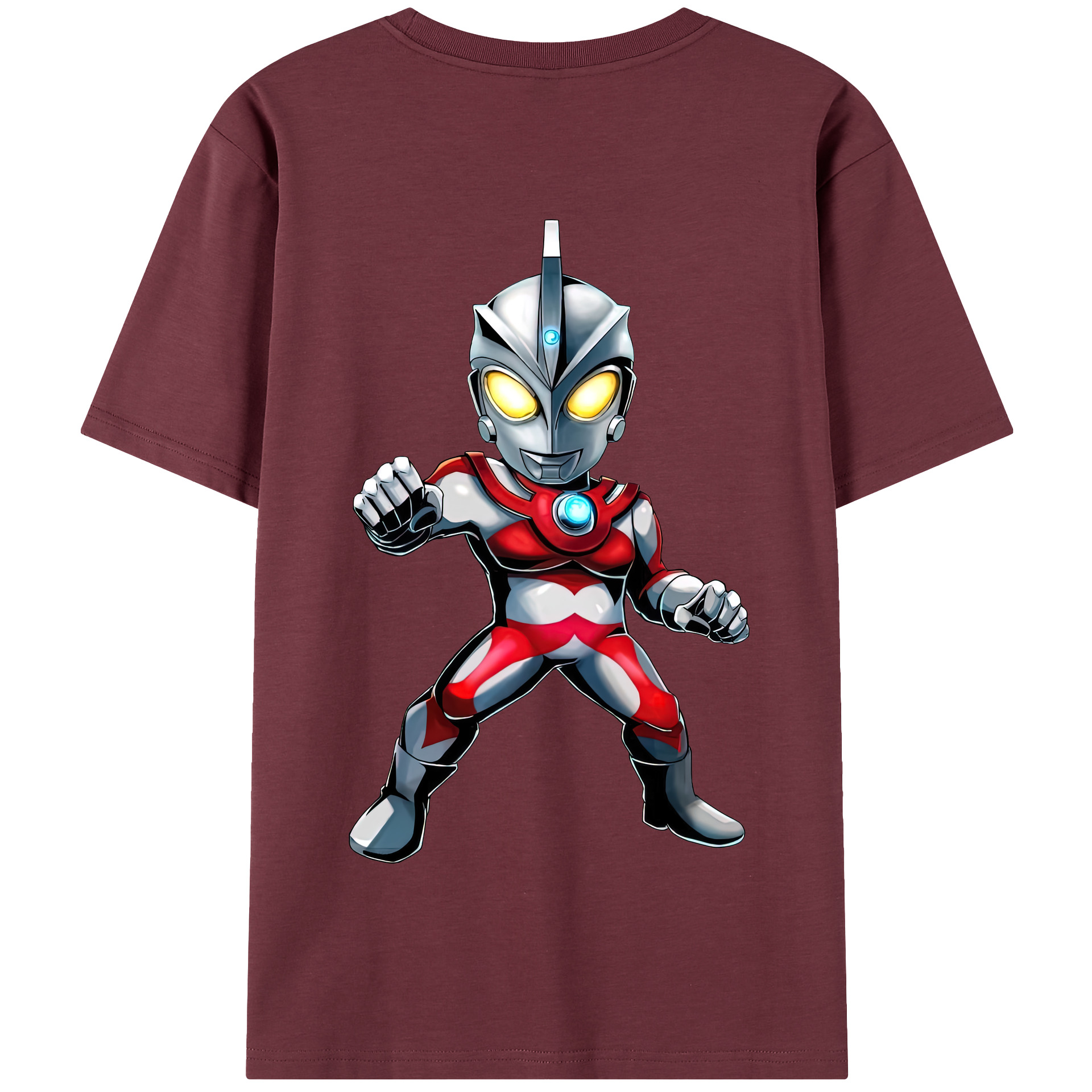 （画像用） ウルトラマン Ultraman 綿100％半袖Tシャツ（背面プリント）
